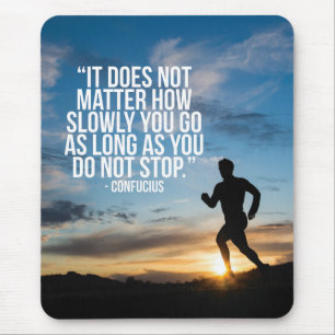 STOPPA INTE. Köra Marathon Workout Motivational Musmatta