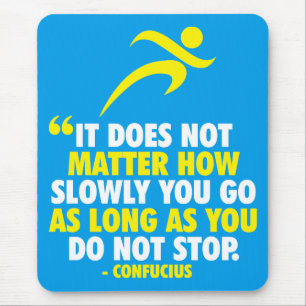 STOPPA INTE. Köra Marathon Workout Motivational Musmatta