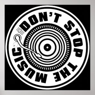 STOPPA INTE MUSIKEN POSTER