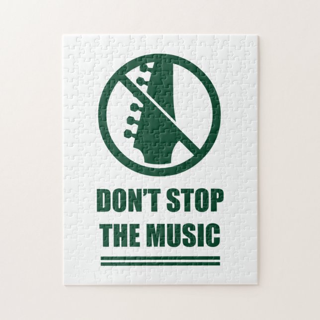 Stoppa inte musiken pussel (Vertikal)