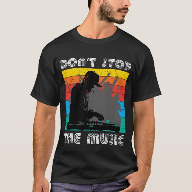 Stoppa inte musiken t shirt (Framsida)