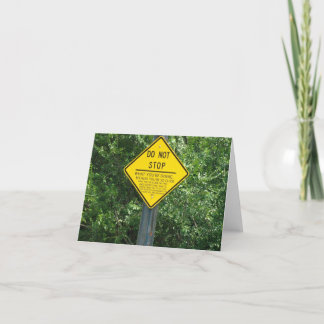 STOPPA INTE Notecards Kort