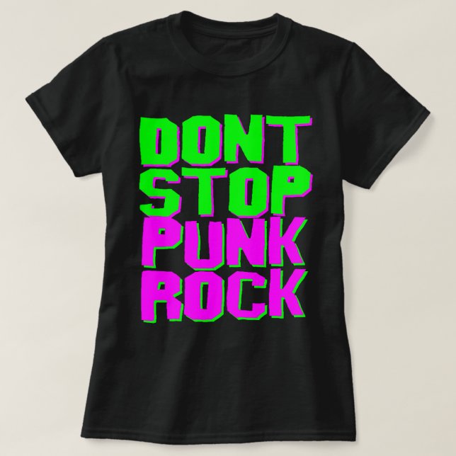 STOPPA INTE PUNK ROCK T-SHIRT (Design framsida)