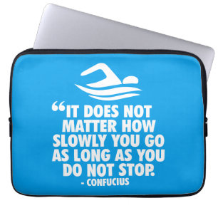 STOPPA INTE - simma motivation Laptop Sleeve
