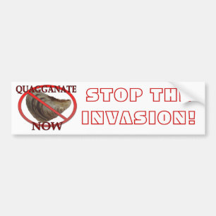 Stoppa invasionen bildekal