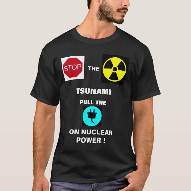 STOPPA KÄRNKRAFTSUNAMI...! T-SHIRT (Framsida)