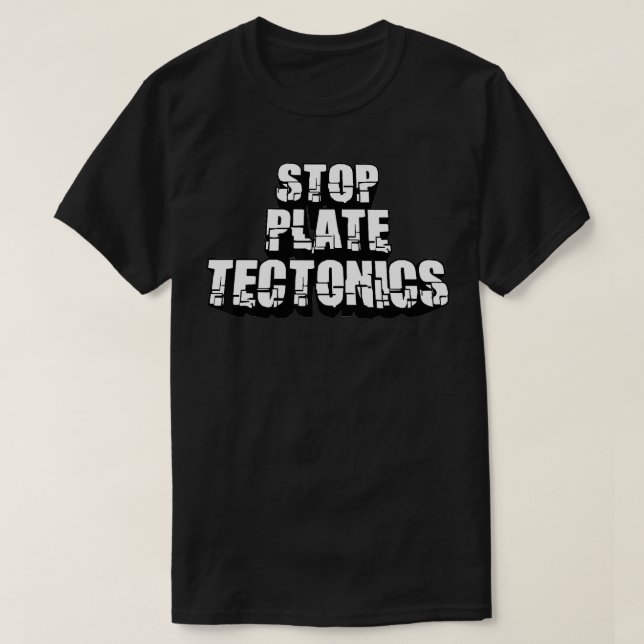 Stoppa katetonik Geologi Sten Älskare Geologis T Shirt (Design framsida)