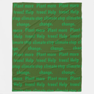 Stoppa klimatförändringsblanket fleecefilt
