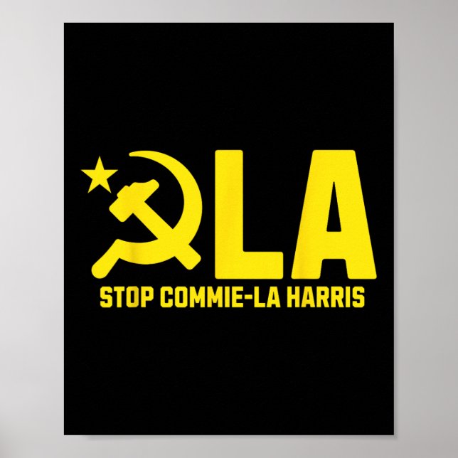 Stoppa kommunismens trumfkort från Commie la Harri Poster (Framsidan)