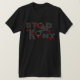 Stoppa Kony blod Splatters & handbojor T-shirt (Design framsida)