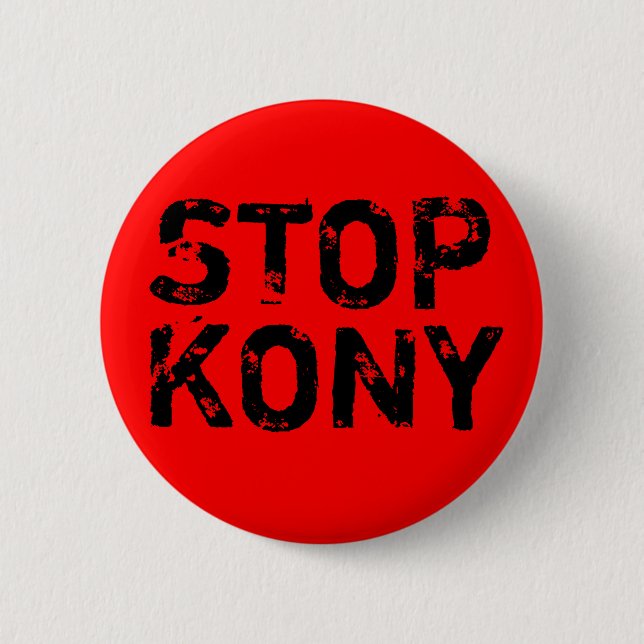 Stoppa Kony Knapp (Framsida)