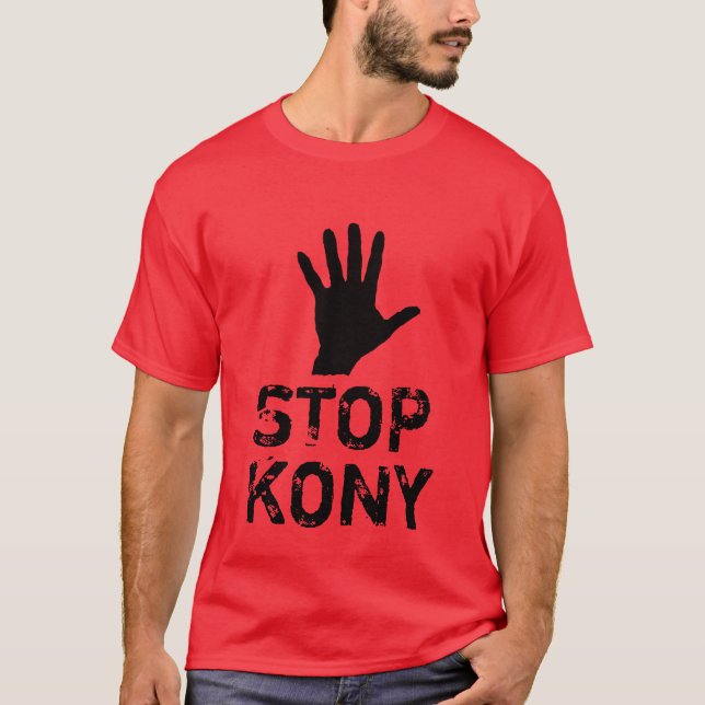 Stoppa Kony T-shirt (Framsida)