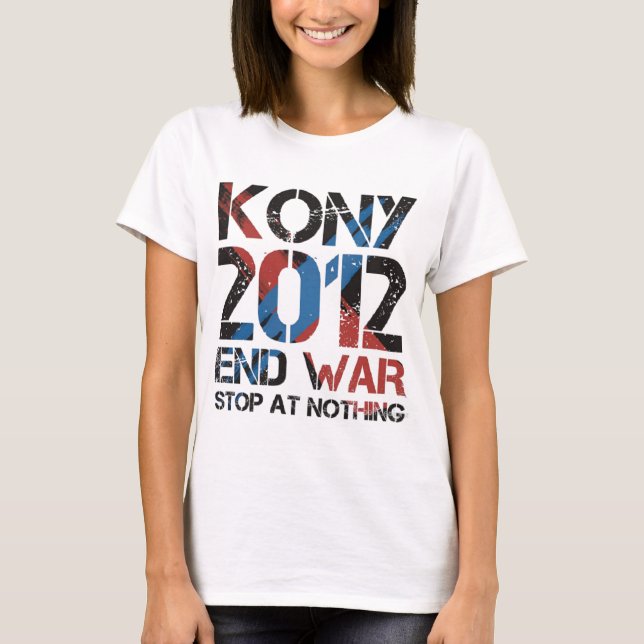 Stoppa Kony T-shirt (Framsida)