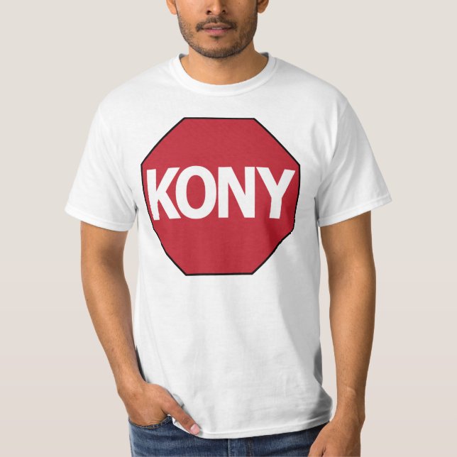Stoppa Kony T Shirt (Framsida)