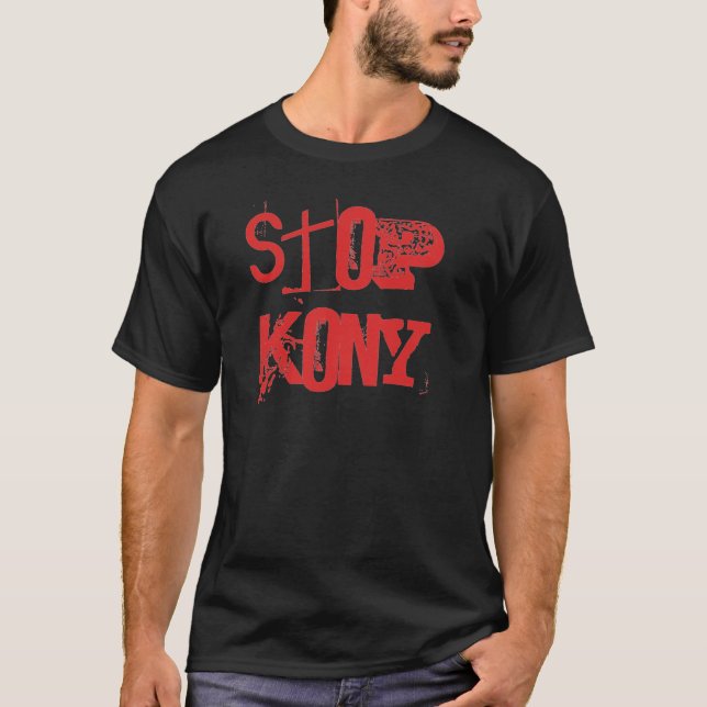 Stoppa Kony Uganda T-shirt (Framsida)