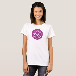 Stoppa krig i min kugge - bröstcancermedvetenhet t shirt