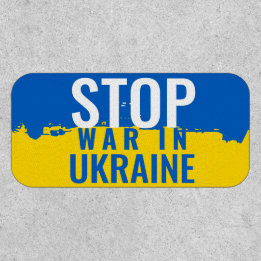 Stoppa krig i Ukraina klädlapp