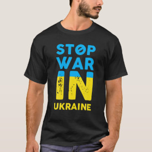Stoppa Krig i Ukraina Stoppa ryska attacker mot Uk T Shirt