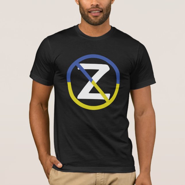 Stoppa krig i Ukraina T-Shirt (Framsida)
