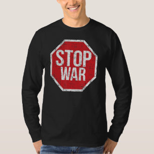 Stoppa Krig i världen - vi är alla människans Vint T Shirt