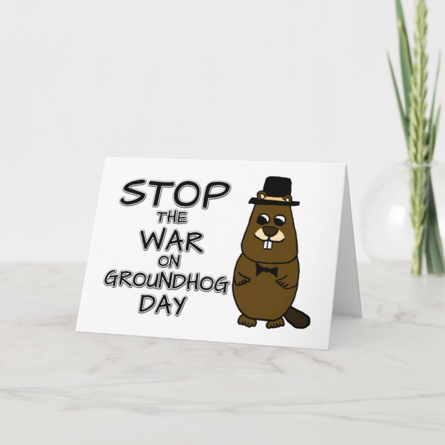 Stoppa krig på grunddagen kort (Framsida)