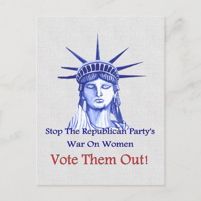 Stoppa krig på kvinnor vykort (Framsida)