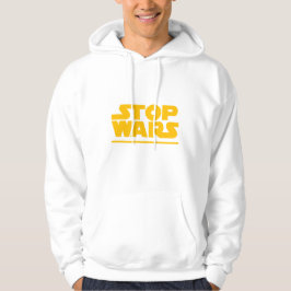 Stoppa Krig Parodi Logotyp Hoodie
