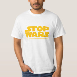 Stoppa Krig Parodi Logotyp T Shirt