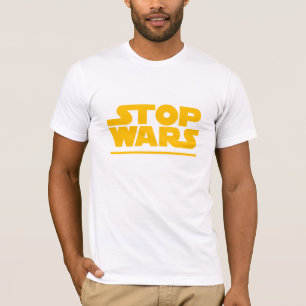 Stoppa Krig Parodi Logotyp T Shirt