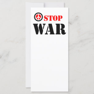 Stoppa krig slogan