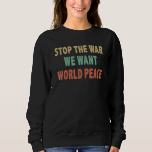 Stoppa Krig som vi vill ha världsfreden Vintage St T Shirt