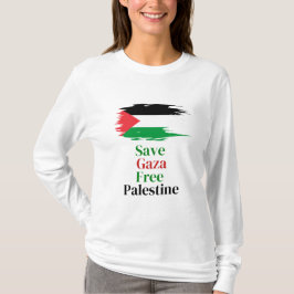 Stoppa Krig / stödja Gaza och Palestina T Shirt