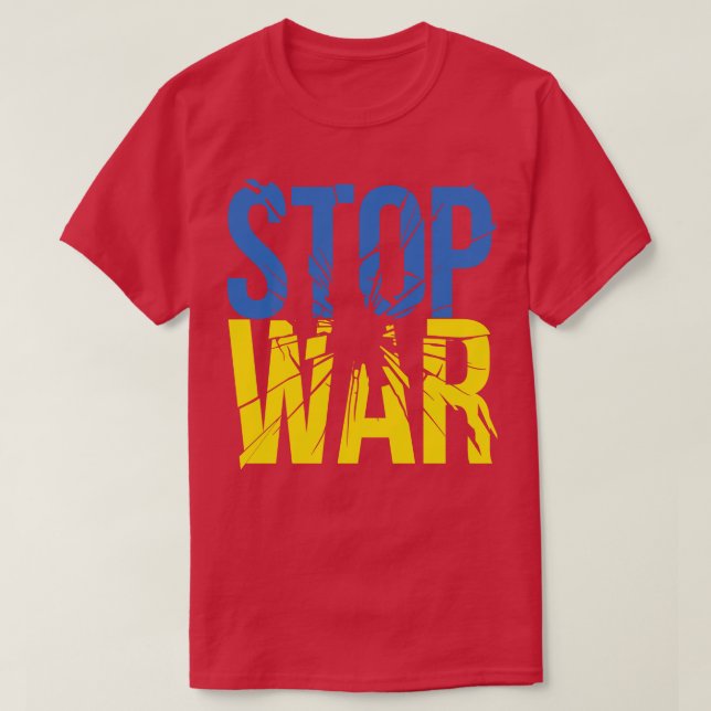 Stoppa Krig T Shirt (Design framsida)