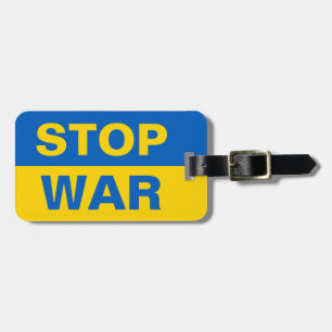 Stoppa Krig Ukraina Bagagebricka