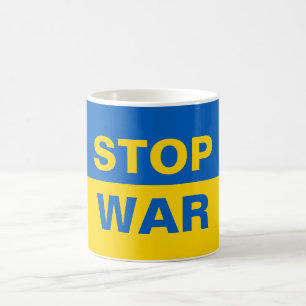 Stoppa Krig Ukraina Kaffemugg