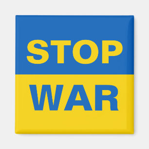 Stoppa Krig Ukraina Magnet