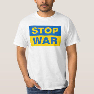 Stoppa Krig Ukraina T Shirt
