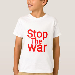 STOPPA KRIG. UNDERTECKNA FREDEN T SHIRT