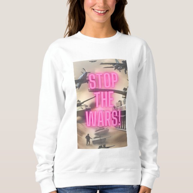 STOPPA KRIGEN! Sötningsmedel för kvinnor T Shirt (Framsida)