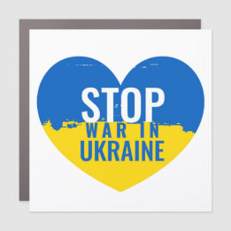 Stoppa kriget i Ukraina Bilmagnet