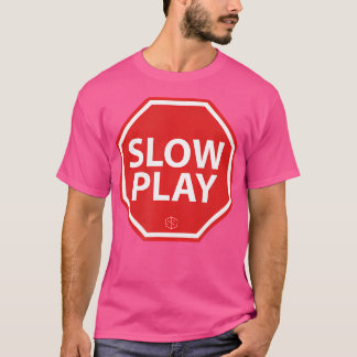 Stoppa långsam uppspelning av Manar Golf Humor-gra T Shirt