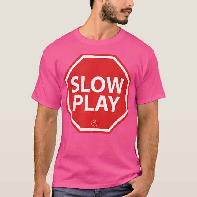Stoppa långsam uppspelning av Manar Golf Humor-gra T Shirt (Framsida)