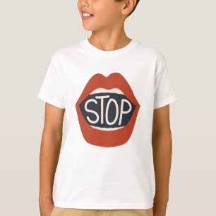 Stoppa Läppar T Shirt