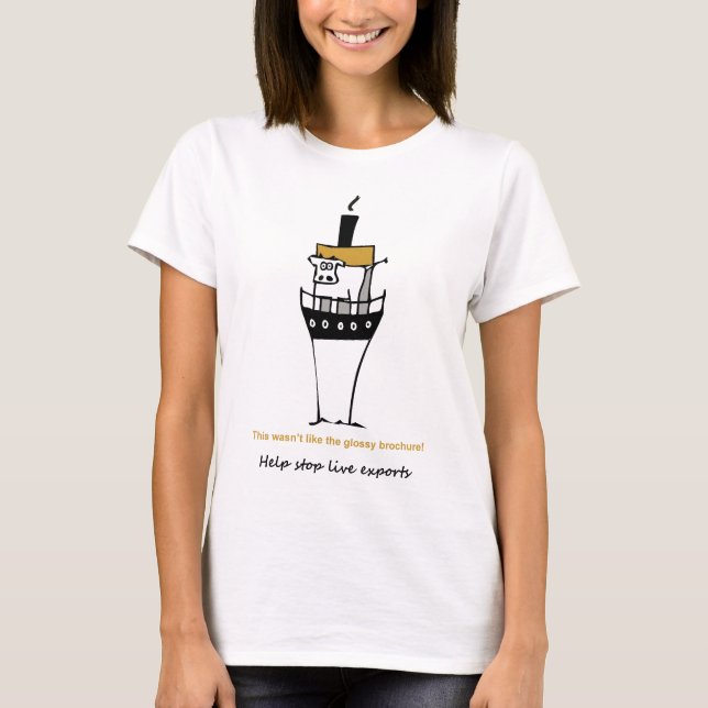 stoppa levande exporter tee shirt (Framsida)