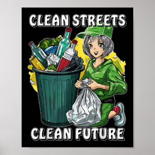 Stoppa litterering Natur Protection Environmental Poster