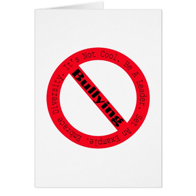 Stoppa Logotyp av Shirley Taylor Hälsningskort (Framsidan)