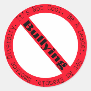 Stoppa Logotyp av Shirley Taylor Runt Klistermärke