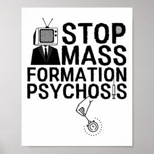 Stoppa M-bildningspsykos mot Vax Psykologi Poster