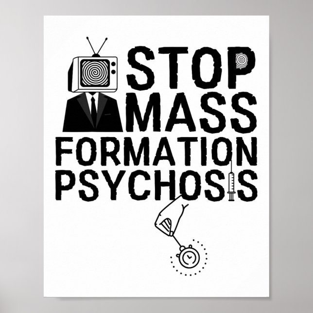Stoppa M-bildningspsykos mot Vax Psykologi Poster (Framsidan)