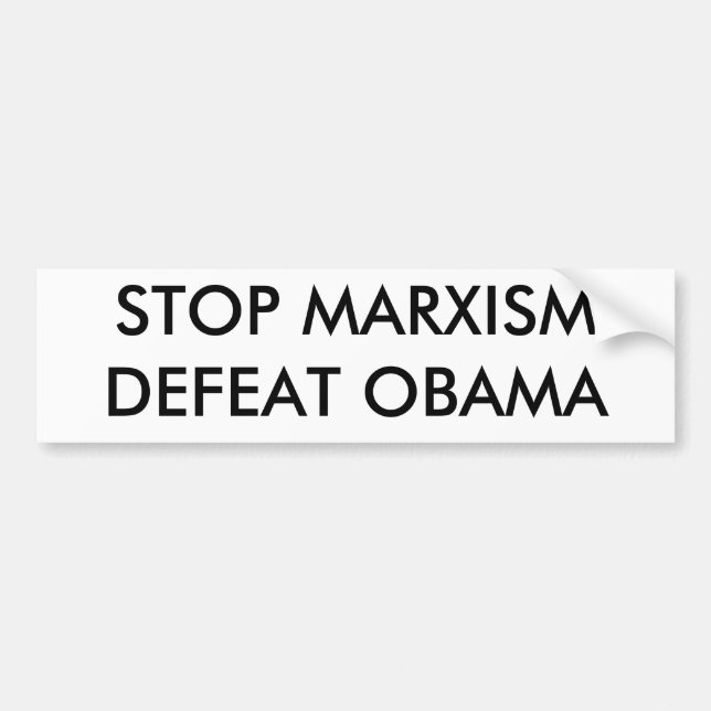 STOPPA MARXISMDEFEAT OBAMA BILDEKAL (Framsidan)